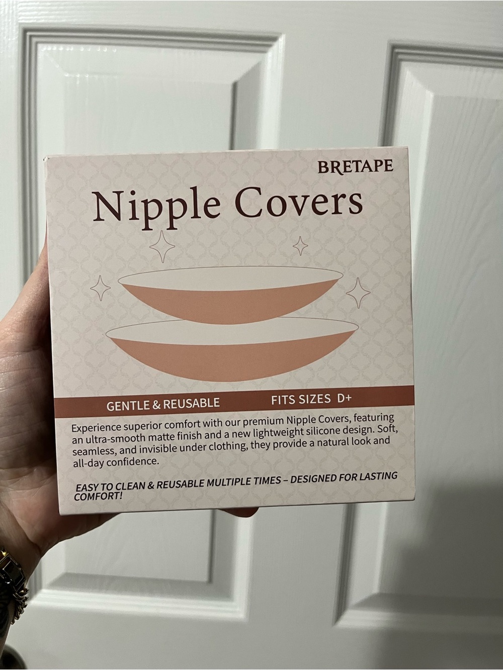Nude Nipple Covers - Reusable Silicone Pasties